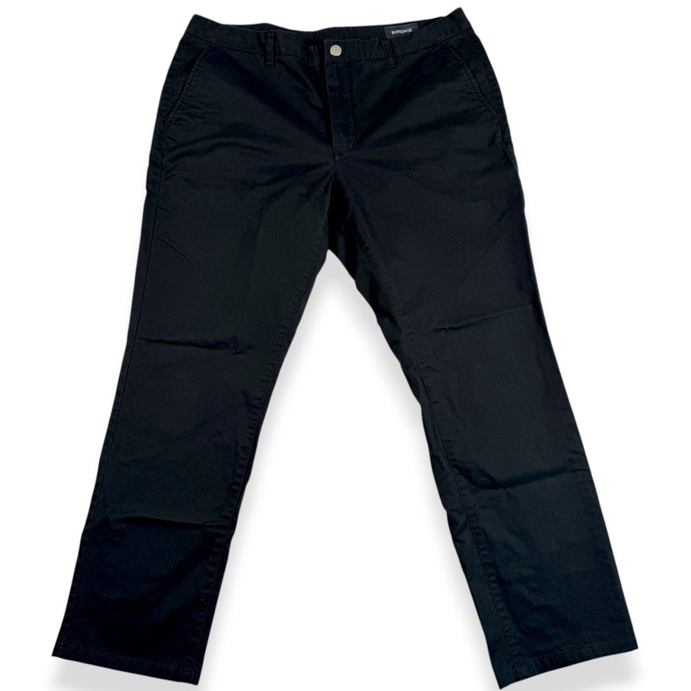 Bonobos Chino Pants Mens 38x30 Black Slim Fit Stretch Cotton 14870-BK438
